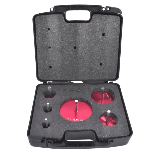 04529 PPRK6 Plastic Pipe Fitting Reamer 6 Piece Kit Fit for Standard 1/2" Drills PPR75 PPR100 PPR150 PPR200 PPR300 PPR400