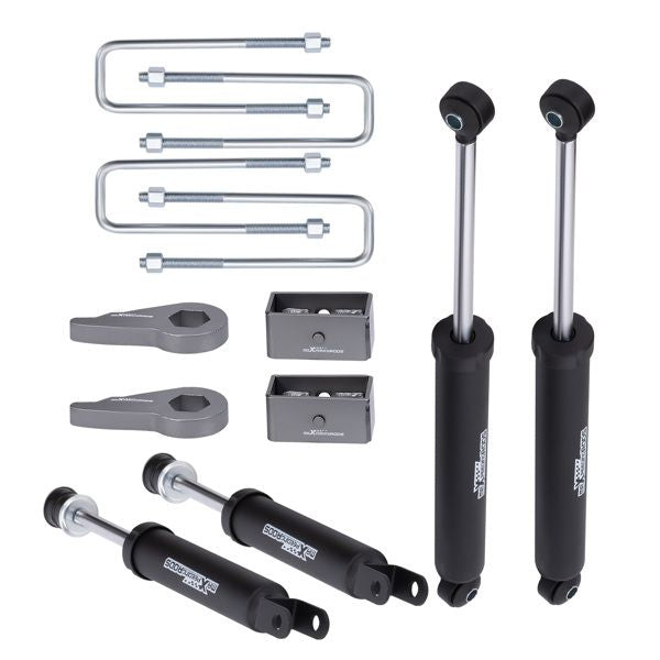 1"-3" Front 3" Rear Lift Kit for Chevy Silverado GMC Sierra 1500 4WD 1999-2006