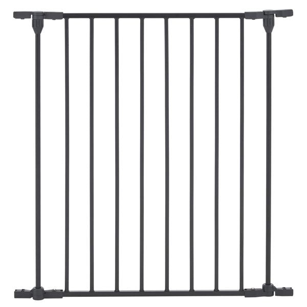1 Piece 70*80*2cm Side Extension Piece Fireplace Fence Black