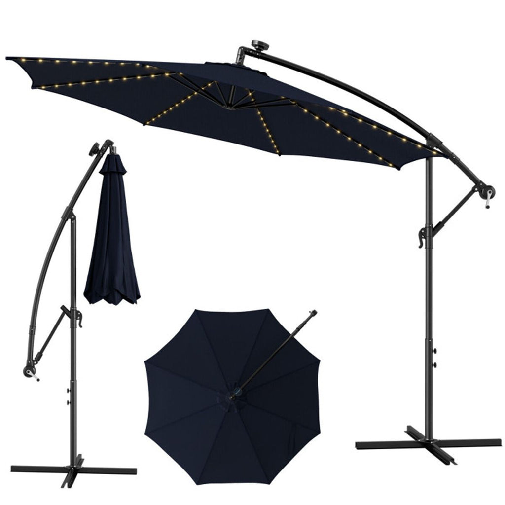 10 Feet Umbrella with LED Lights