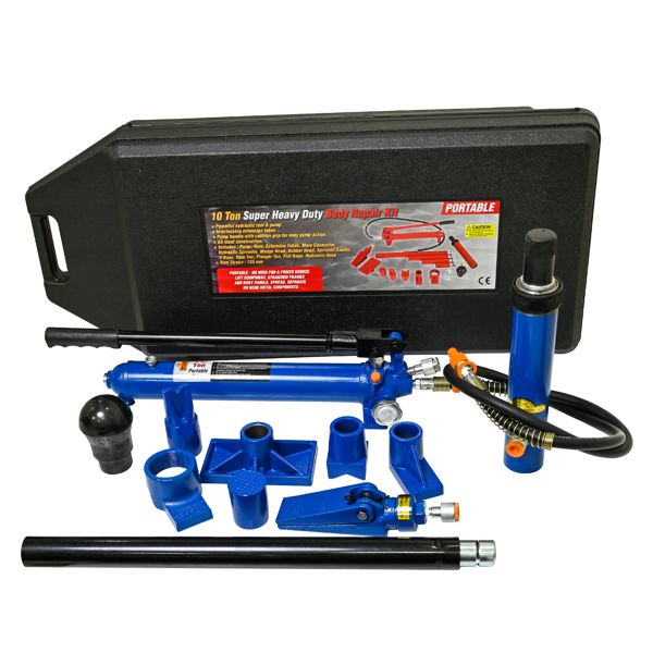 10 Tons of Portable Hydraulic Equipment Components-BLUE