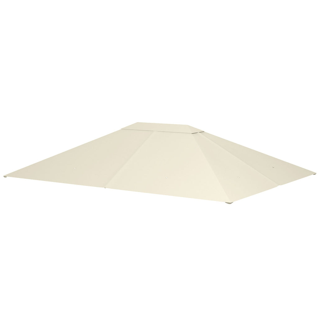 10' x 13' Gazebo Canopy Replacement Roof for 84C-116, Cream White