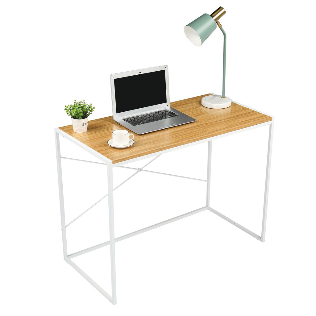 100*50*75cm White paint, MDF with Triamine Computer Desk RT
