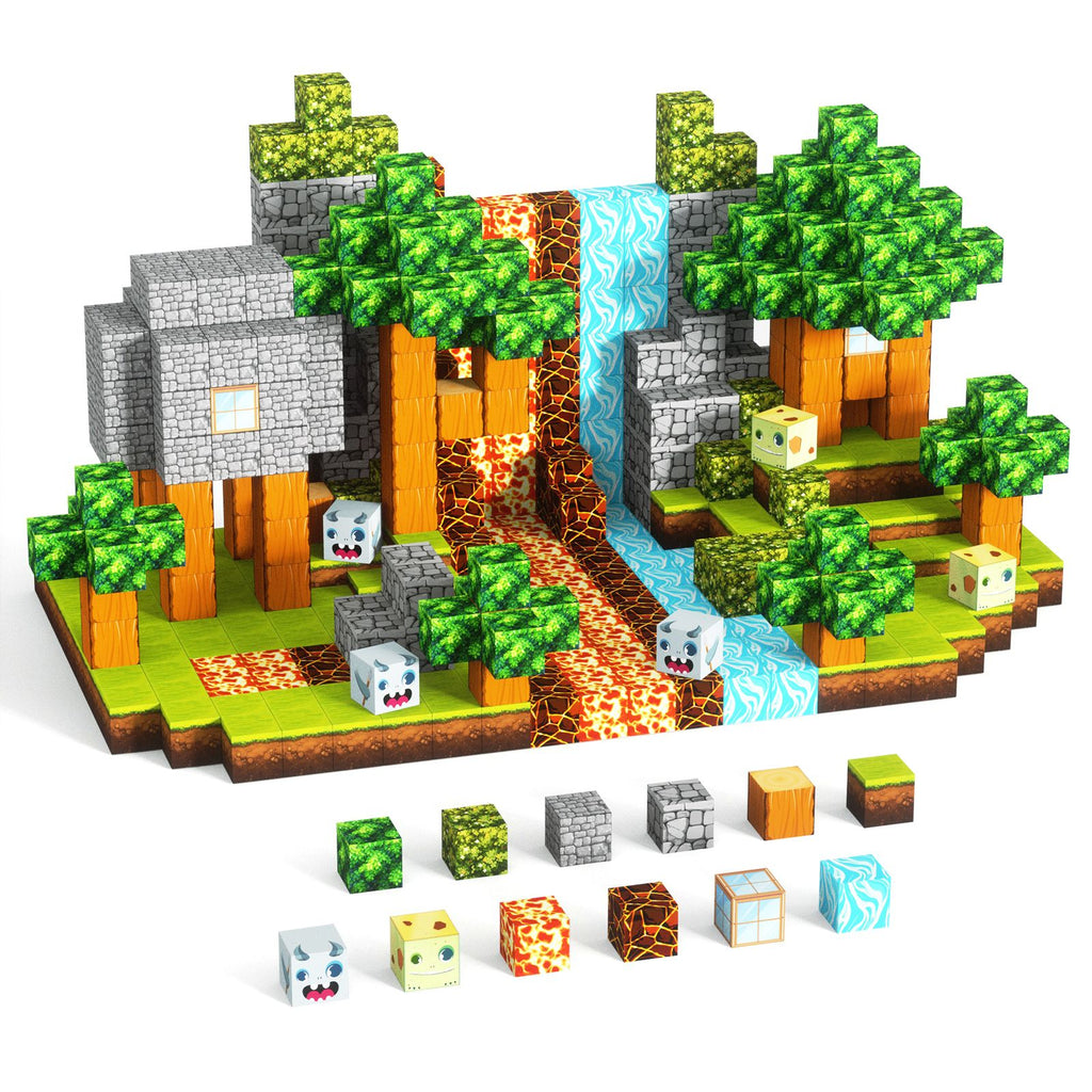 100Pcs/Set Magnetic Building Blocks Children Kids Educational Toy Gift