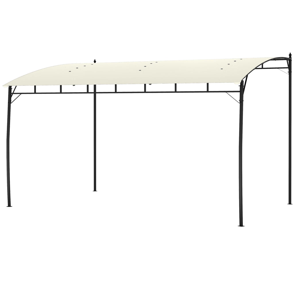 10x13ft Metal Pergola Frame Outdoor UV-Defiant Canopy Sun Shade for Patio Deck Backyard