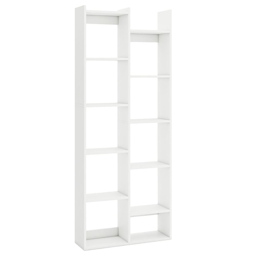 11-Tier Modern Book Organizer Bookcase with Anti-Tipping Kits