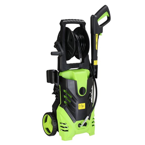 110V,3000PSI 701A 110V,3000PSI,1800W high pressure cleaning machine green