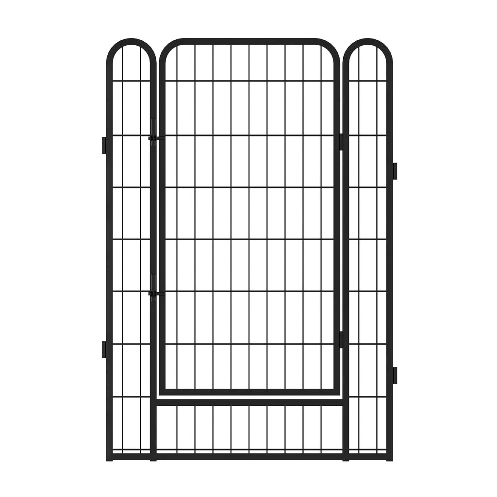 12 Panels Heavy Duty Metal Playpen with door,39.37"H Dog Fence Pet Exercise Pen for Outdoor-Does not support self pick up
