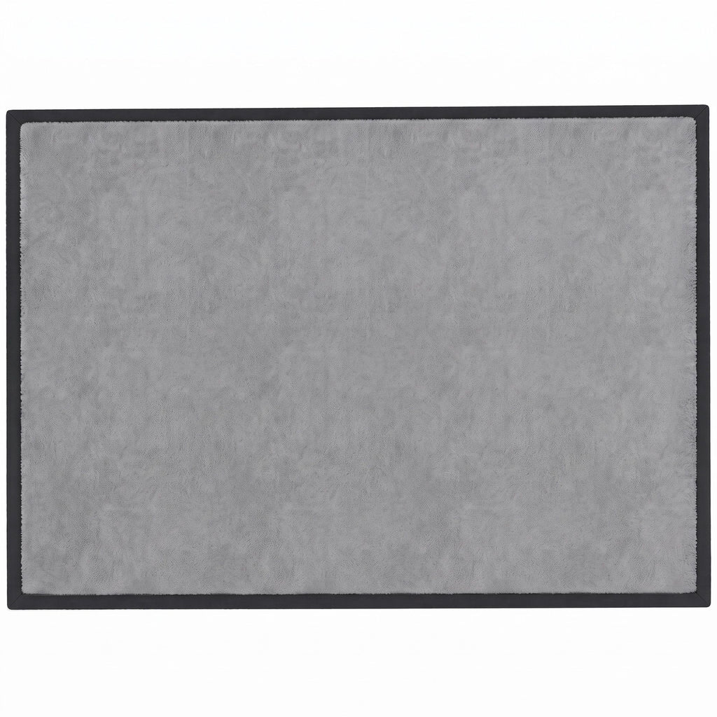 1.2" Thick Baby Play Mat, 110" x 79" Playpen Mat, Non-Slip, Water-Resistant, Soft Flannel for Crawling, Dark Gray