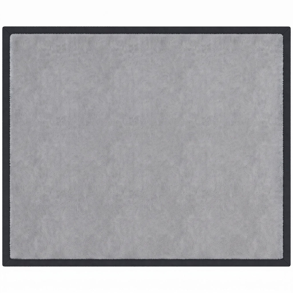 1.2" Thick Baby Play Mat, 71" x 59" Playpen Mat, Non-Slip, Water-Resistant, Soft Flannel for Crawling Playing, Dark Gray