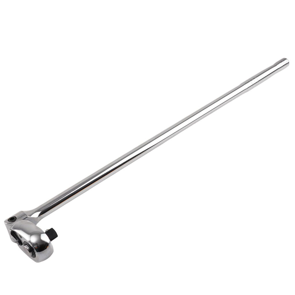 1/2in Drive Extra Long Flex Ratchet Handle 24in 72 Teeth Reversible Chrome
