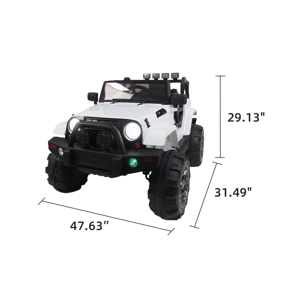 12V Kids Ride On Car SUV MP3 RC Remote Control LED Lights