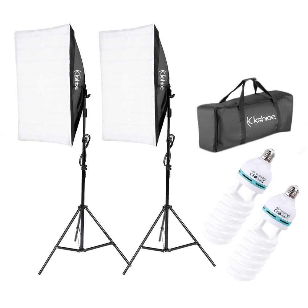 135W Bulb 5070 Single Head Soft Light Box Two Lights Set US Plug(Do Not Sell on Amazon)