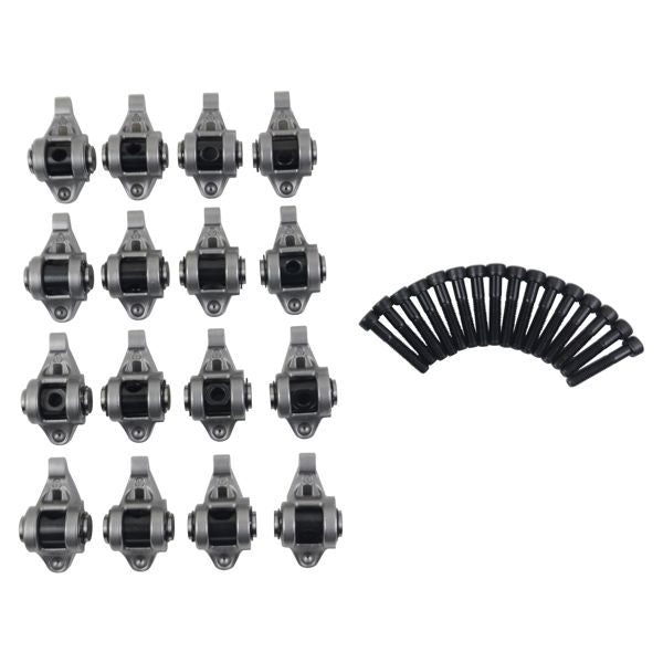 16 Rocker Arms + 16 Bolts Set for Cadillac Escalade Chevrolet Avalanche 1500 Camaro Silverado 1500 Pontiac Firebird GMC Yukon 10214664 12681275