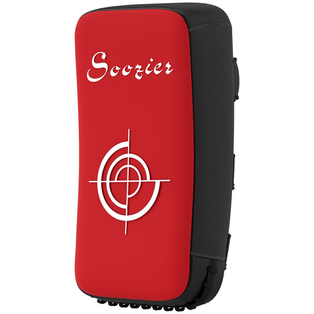 16.5 in Muay Thai Kick Shield Punching Pad, Kick Shield for Martial Arts, Karate, Kickboxing, MMA x 1 Unit, Red
