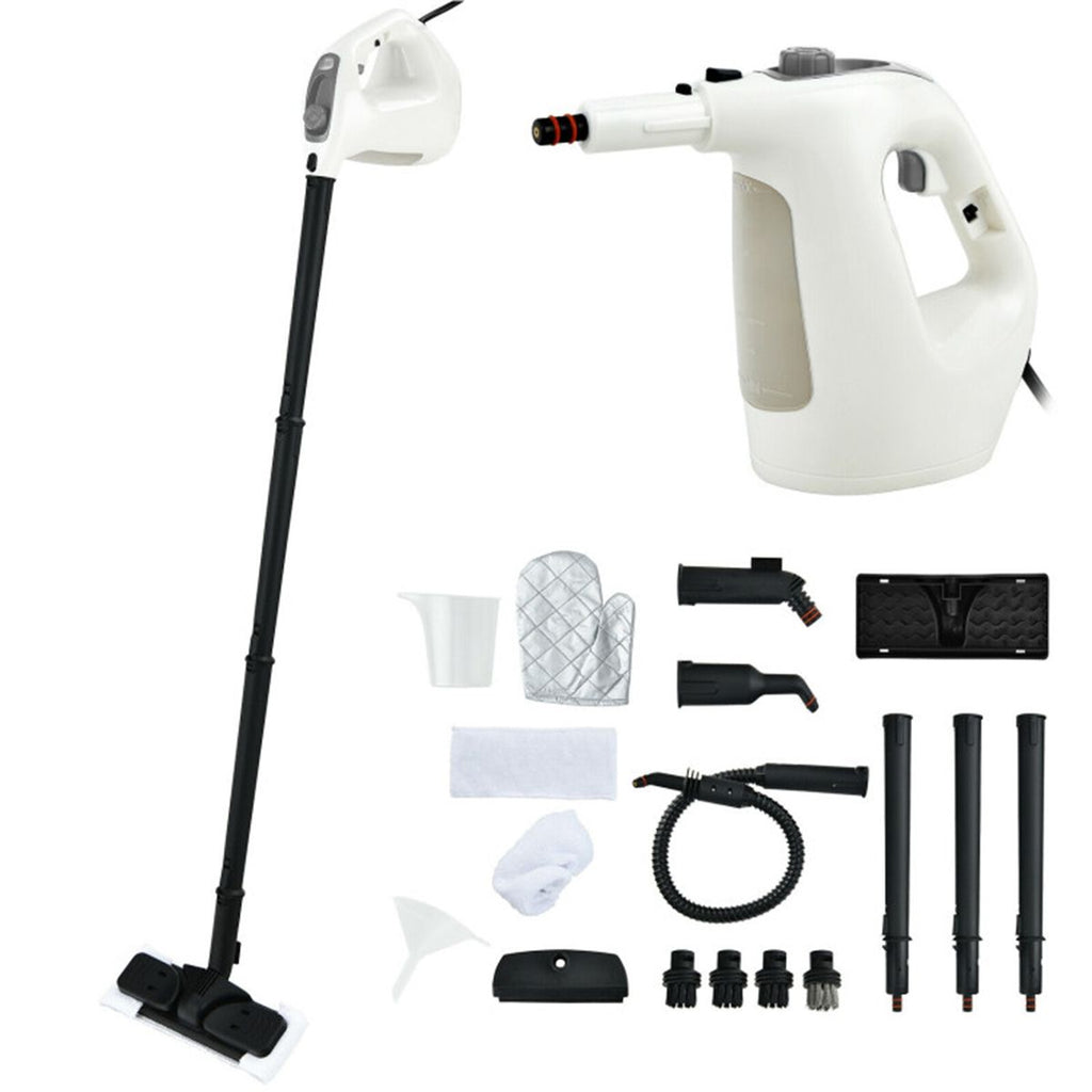 17-in-1 Handheld Steam Cleaner - 1400W High Power, 257°F High-Temp Steam - Gray
