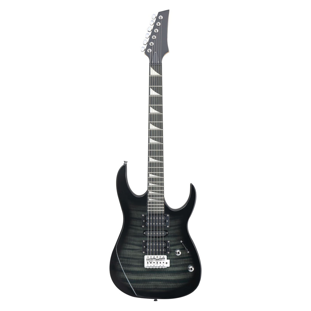 170 Model 39in Electric Guitar HSH Pickups Black complete starter kit suit for Hard Tiger-striped Black
