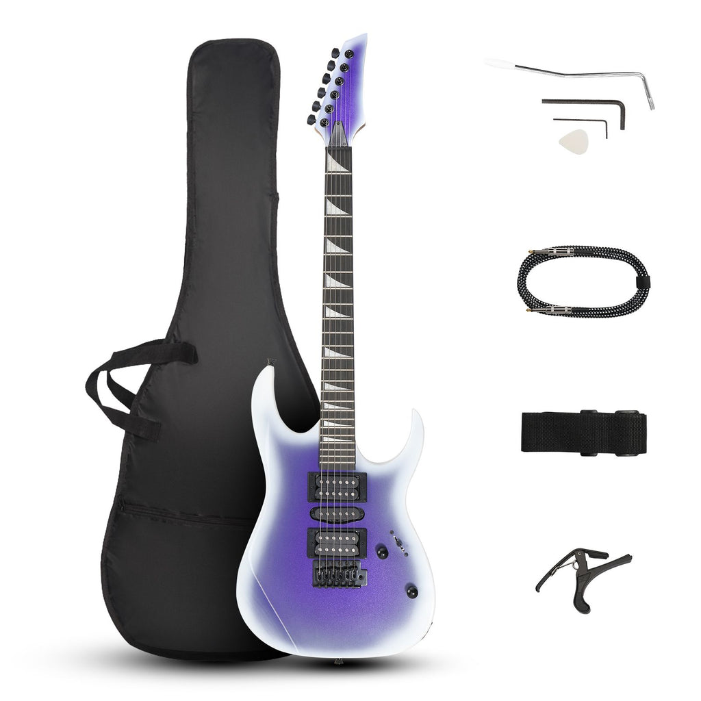 170 Model 39in Electric Guitar HSH Pickups suit for Beginner Purple