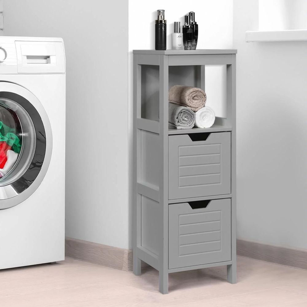 1PC Lockers multifunction Bathroom Wooden Floor Cabinet Organizer  with Storage Rack