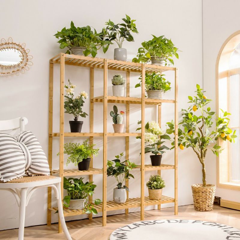 1PC Multifunctional Bamboo Shelf Storage Organizer Rack