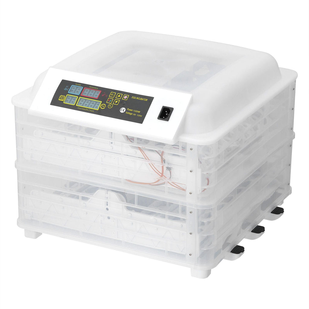 2 in1 96-Egg Incubator Chicken Duck Bird Auto-Turning Digital Control