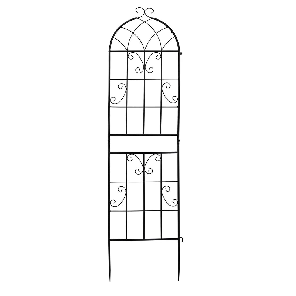 2 Pack 16" x 61" Rustproof Iron Garden Trellis