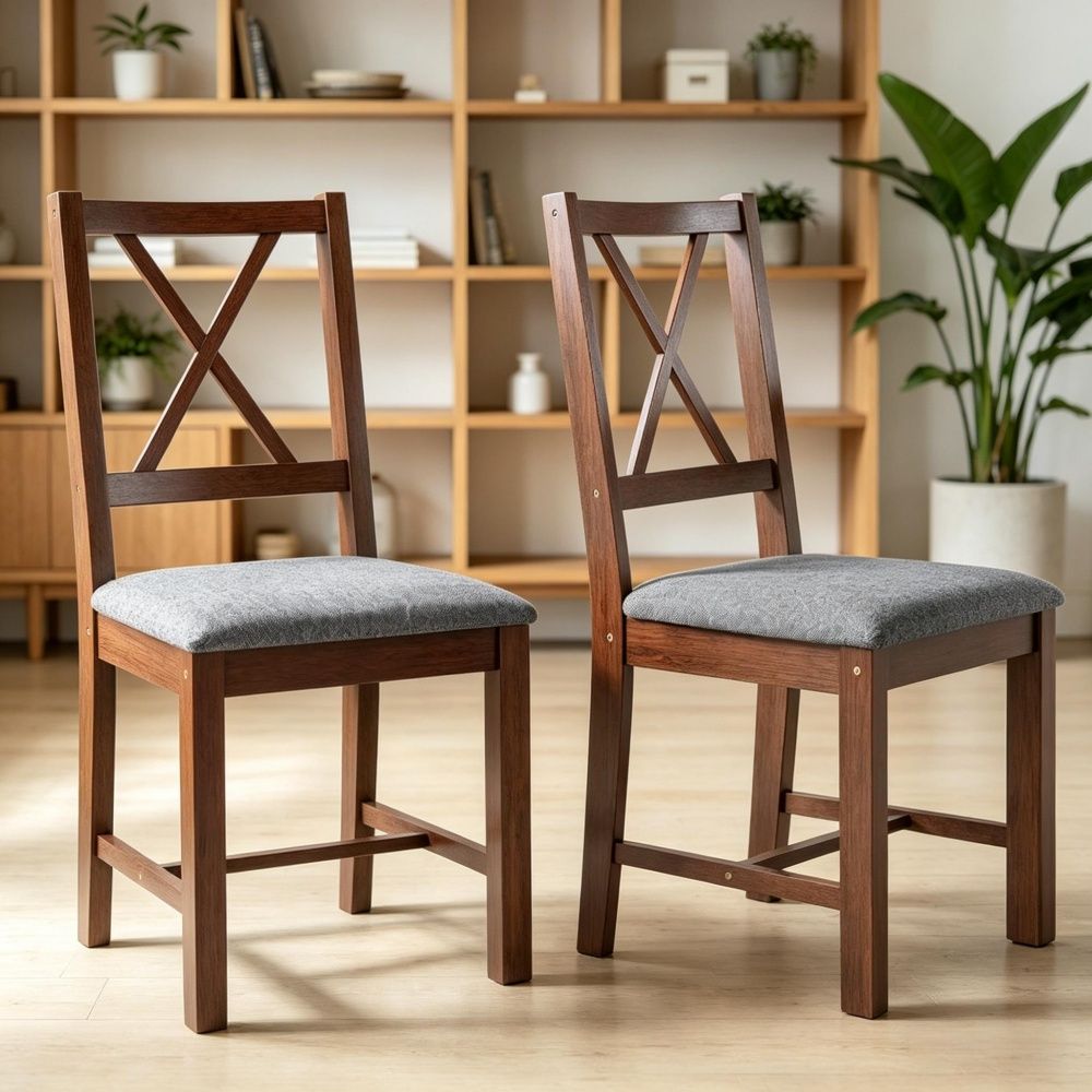 2 pcs Dining chair(Only chairs)