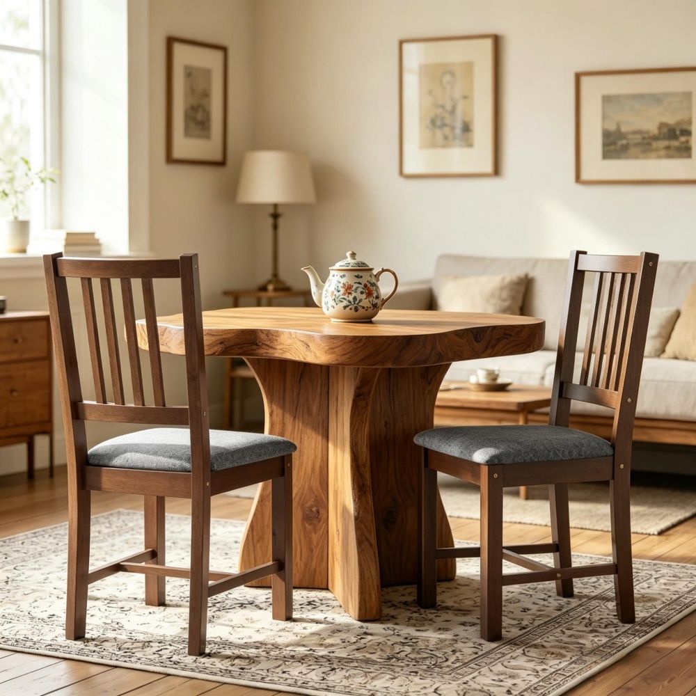 2 pcs Dining chair(Only chairs)