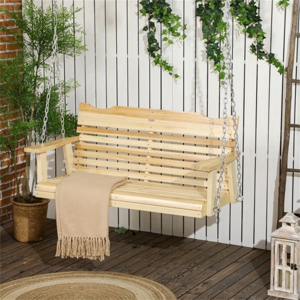 2 Seater Outdoor Patio Swing Chair (Swiship ship)( Prohibited by WalMart )