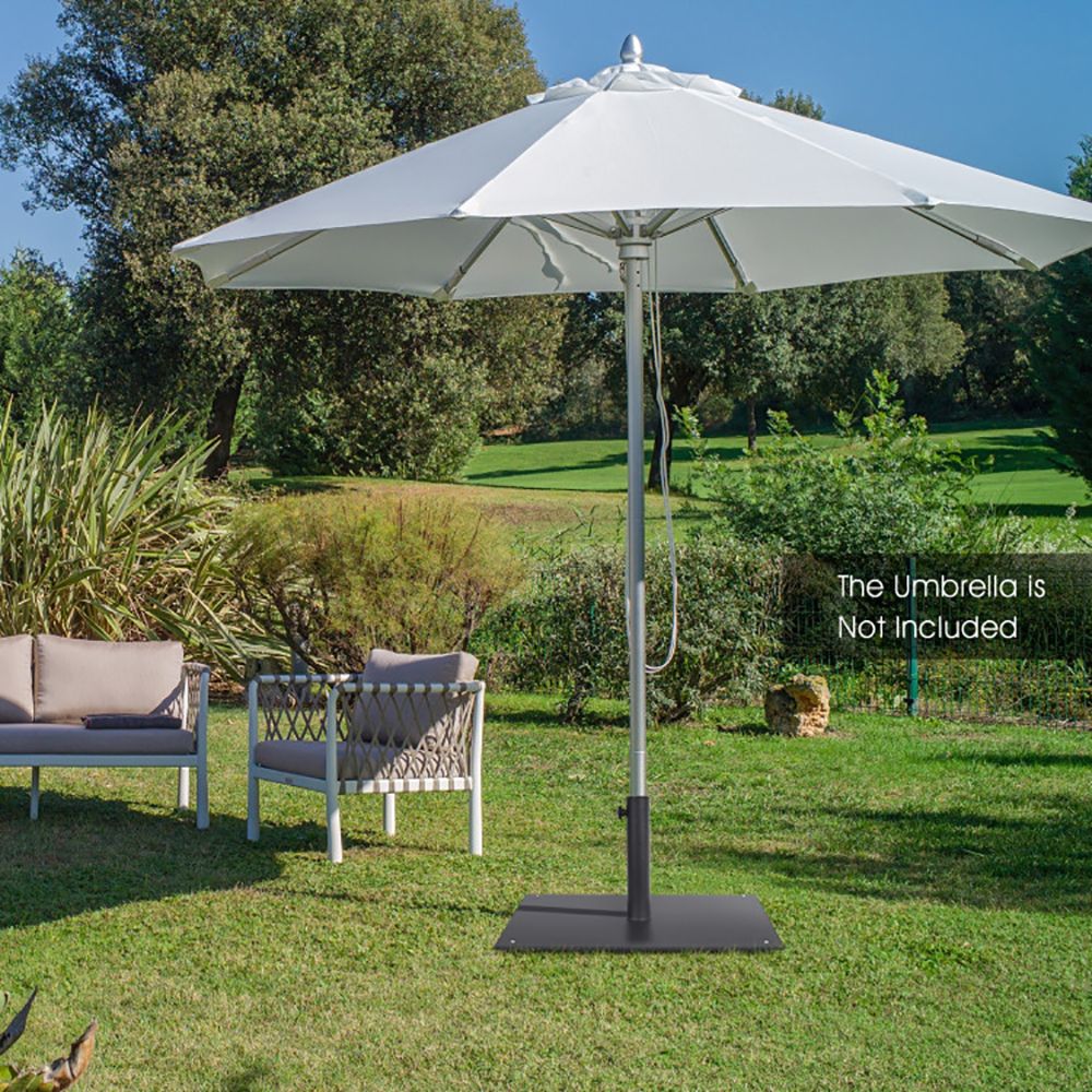 20 Inches Patio Umbrella Base Stand with 4 Adjustable Footpads
