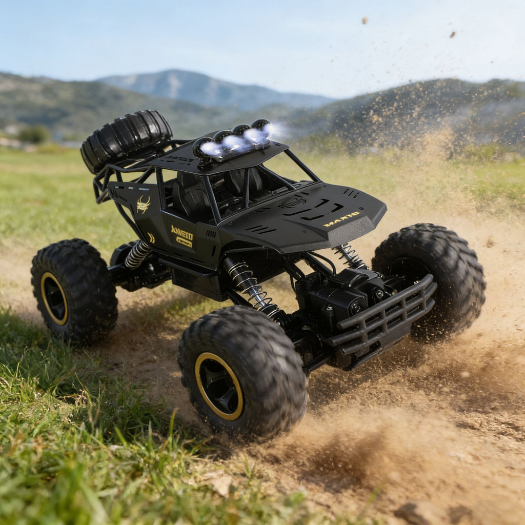 2026 2 Batteries 1:12 Rock Crawler Rechargeable Off Road Truck 4WD , Metal Shell LED Headlights RC Remote Control Off Road Car Truck,Logistics is randomly sent by UPS/USPS/UNI/GOFO