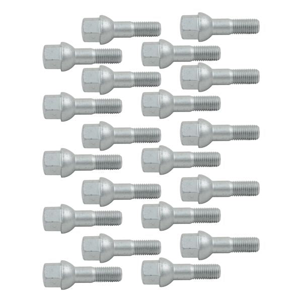 20Pcs Wheel Lug Bolts Nuts M12 x 1.5 For Mercedes-Benz W202 W203 CL203 W124 W210 R170 R171 A1244000170 A2034010270
