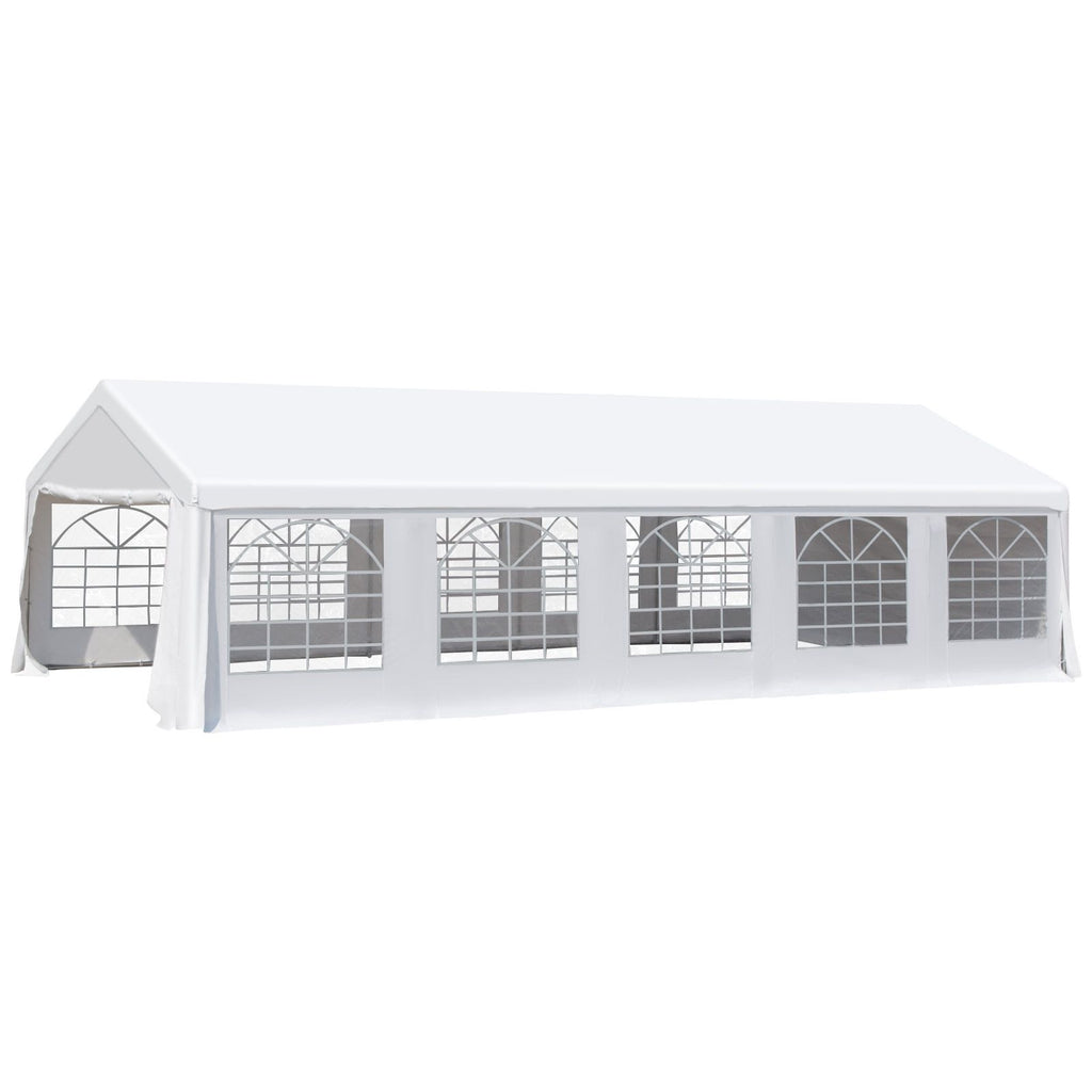 20x32ft Outdoor Party Tent Gazebo Canopy White Wedding Event with Removable Sidewalls