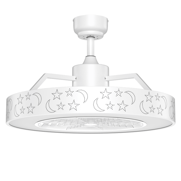 23 Inch Ceiling Fan with LED Light and Remote Control