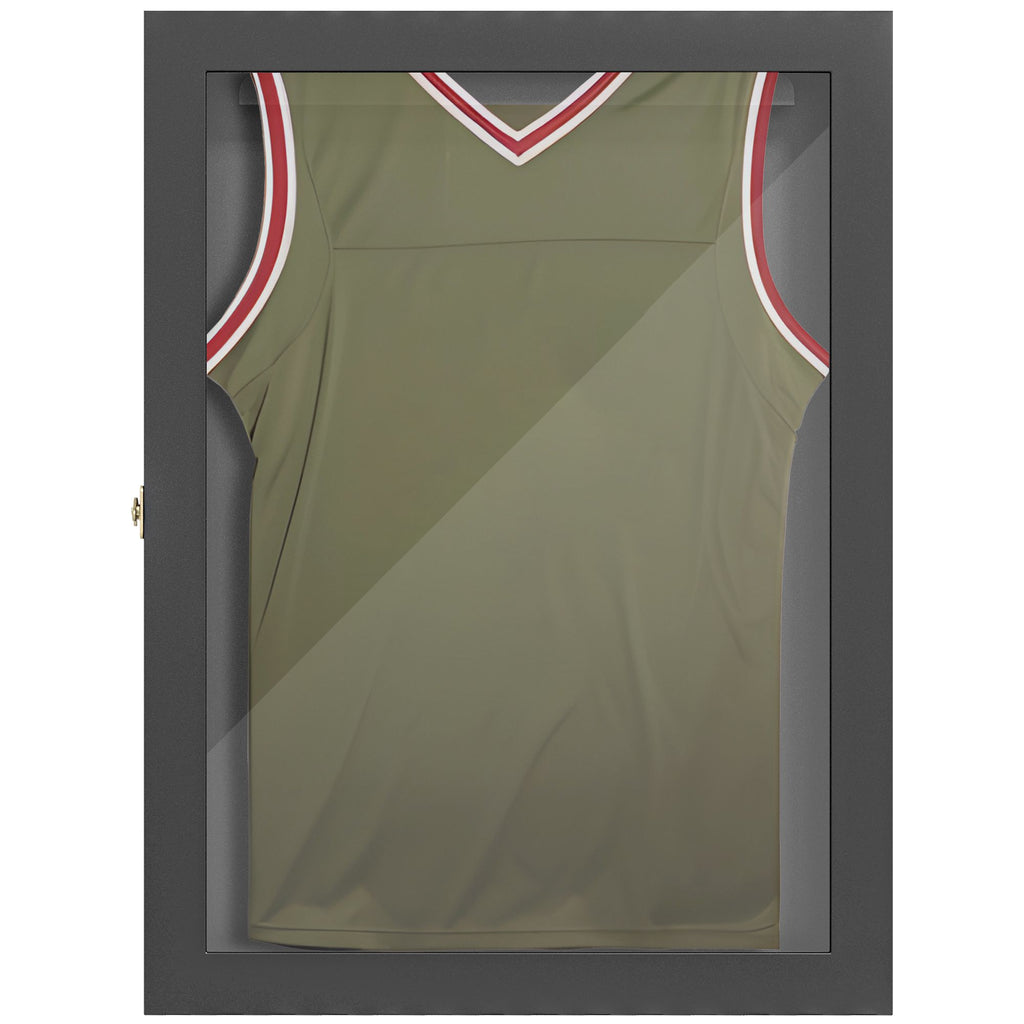 23.5" x 31.5" UV-Resistant Sports Jersey Frame Display Case, Black