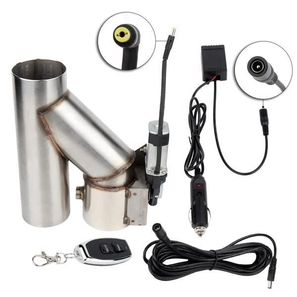 2.5 Electric Exhaust Downpipe Cutout 07-08 Infiniti G35 92-93 Honda Civic E-Cut Out Valve REMOTE Electric(Amazon & Temu Ban Sale)(No support for returns without reason)
