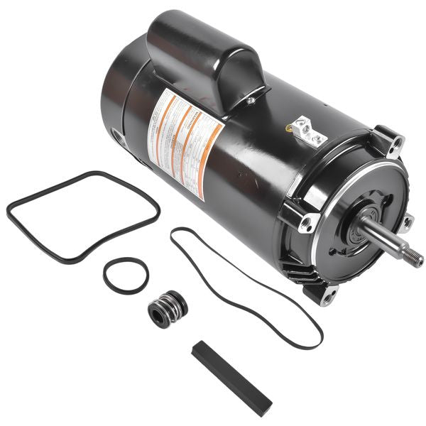 2.5HP Pool Pump Motor UST1252 Single-Speed 56J Frame 3450 RPM Replacement for Hayward Super Pump w/GO-KIT-3