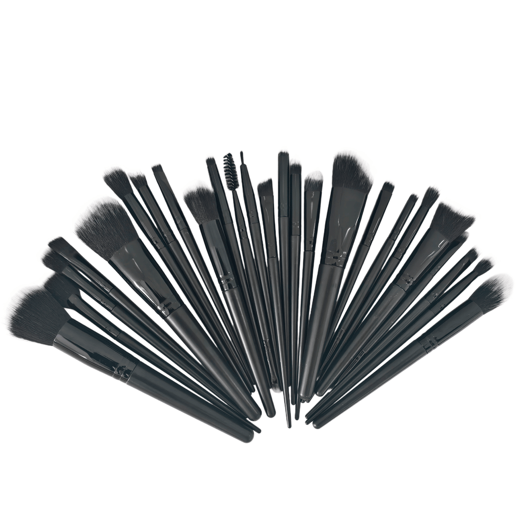 25pcs Makeup Brush Concealer Blush Foundation Eyeshadow Make Up Brush Makeup tools Black (US Logistics only For USPS.TK/TMEU only For self-pickup)