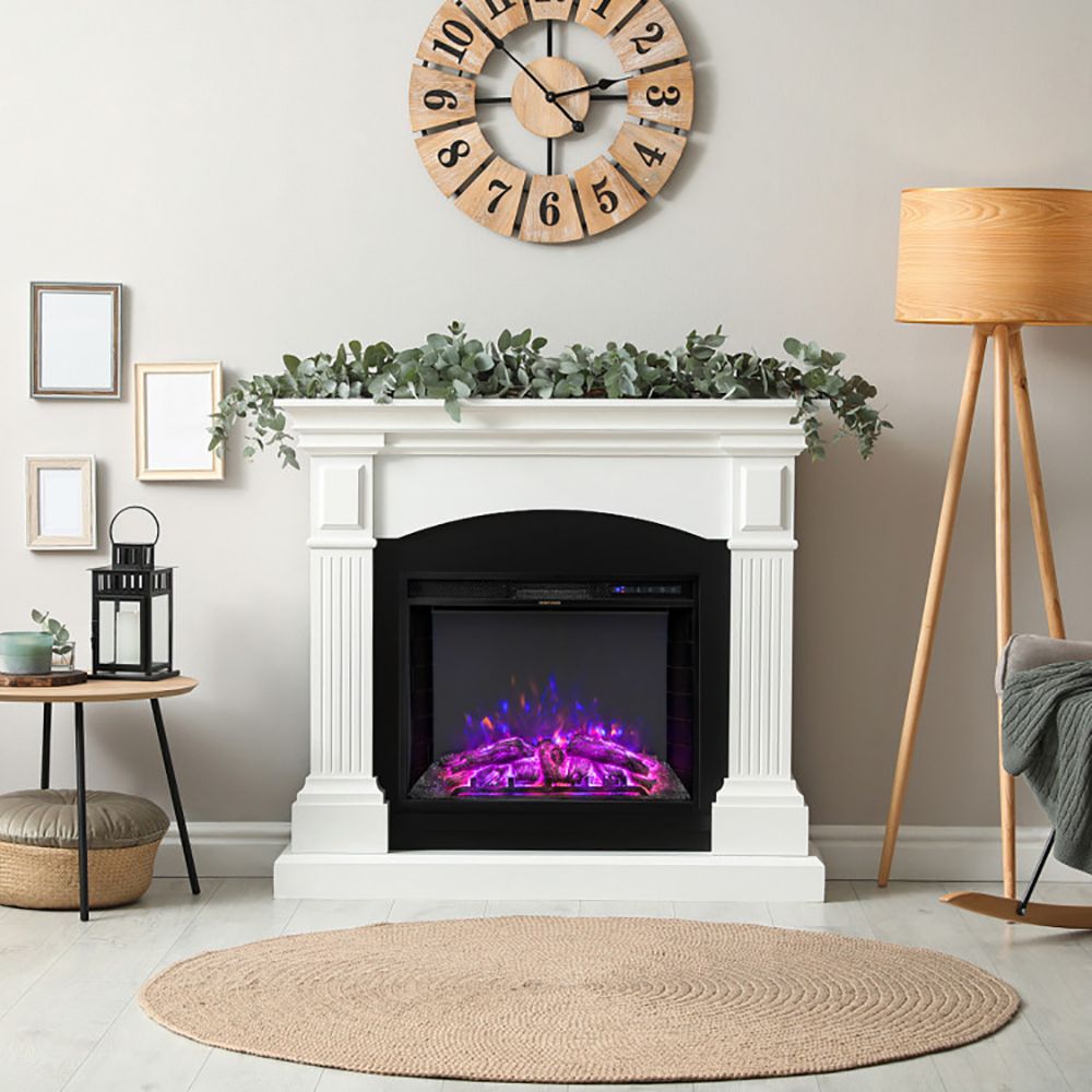 26 Inch Recessed Electric Fireplace with Adjustable Flame Brightness - Gallery View 2 of 11
26 Inch Recessed Electric Fireplace with Adjustable Flame Brightness - Gallery View 3 of 11