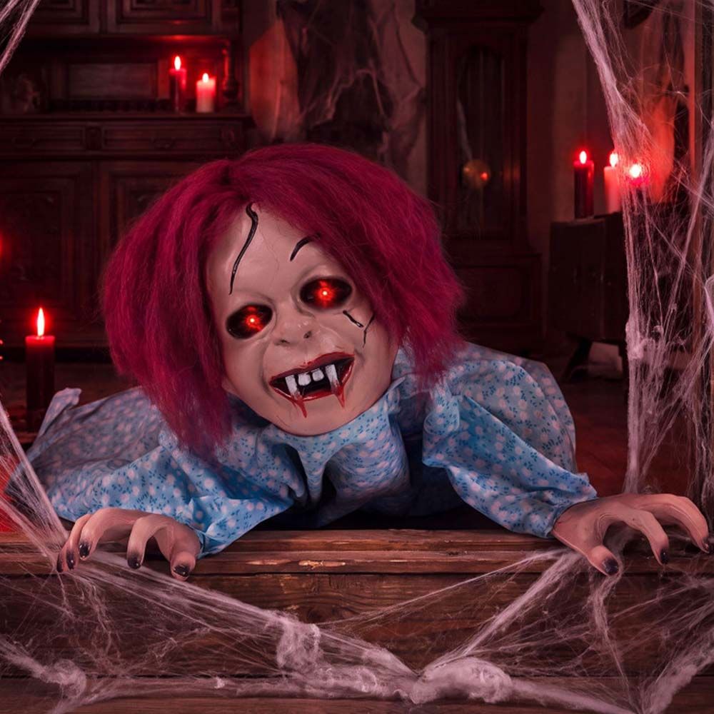 28" Halloween Horrifying Crawling Girl