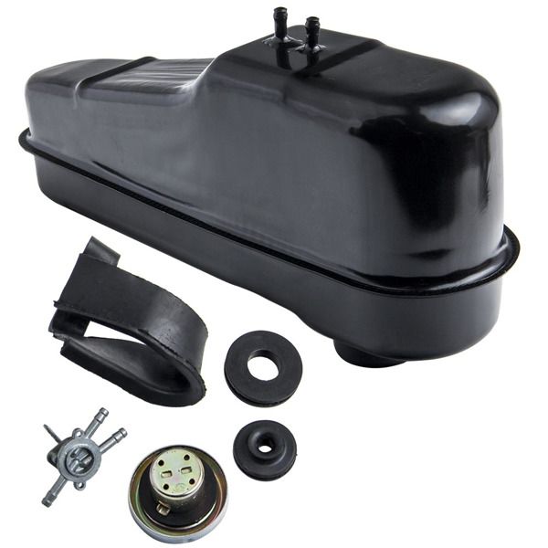 2L Gas Fuel Tank Kit for Honda CT70 Trail 1977-1982 & ST90 Trailsport 1973-1975 Replacement