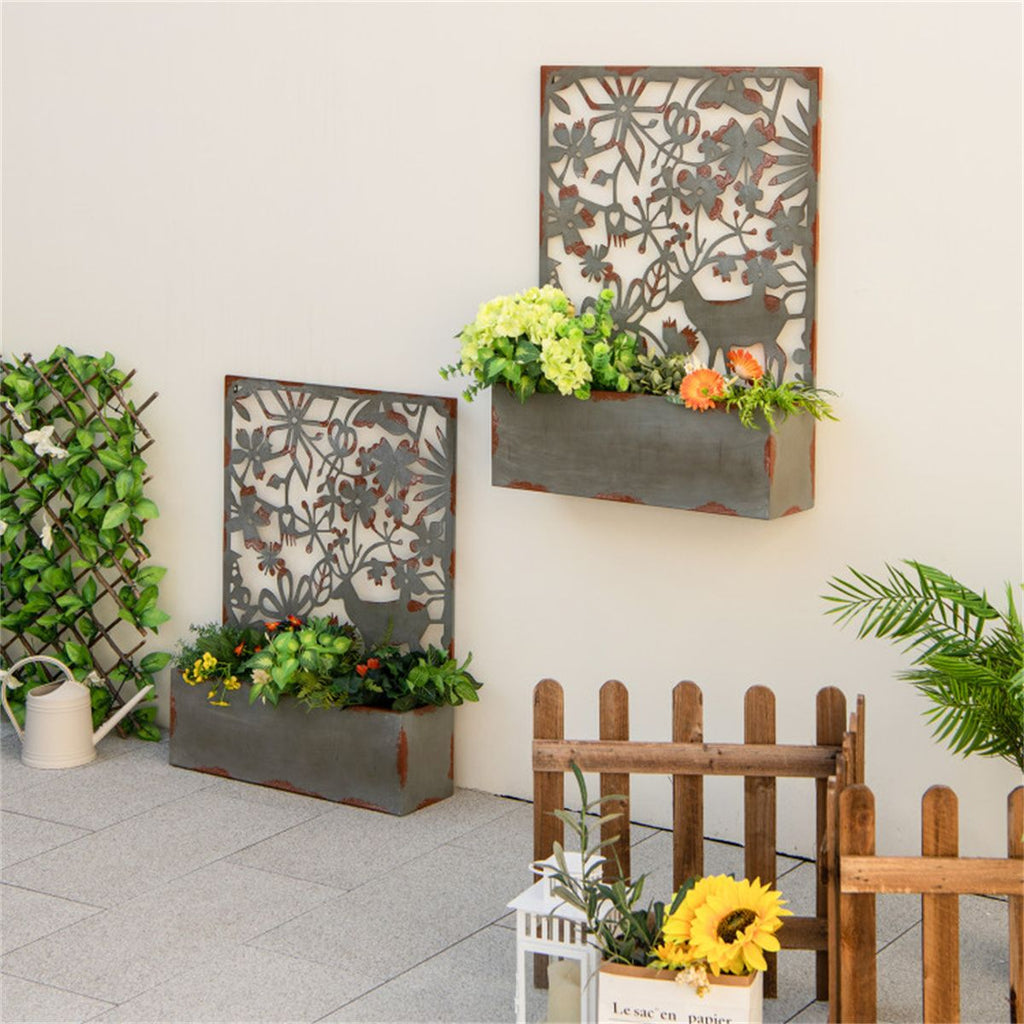 2PCS Decorative Raised Garden Bed