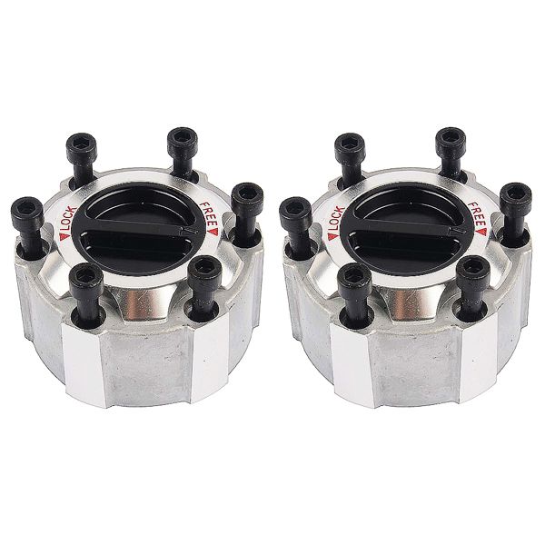 2pcs Manual Locking Hubs -28 Spline for Nissan D21 Frontier Pathfinder Pickup Titan Xterra 40250-2S610, 402502S610, 40250 2S610