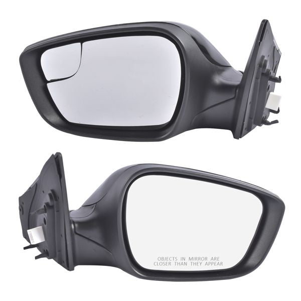 2Pcs Power Mirrors Heated Left + Right for Hyundai Elantra 1.8L 2.0L 2014-2016 876103X680 876203X680