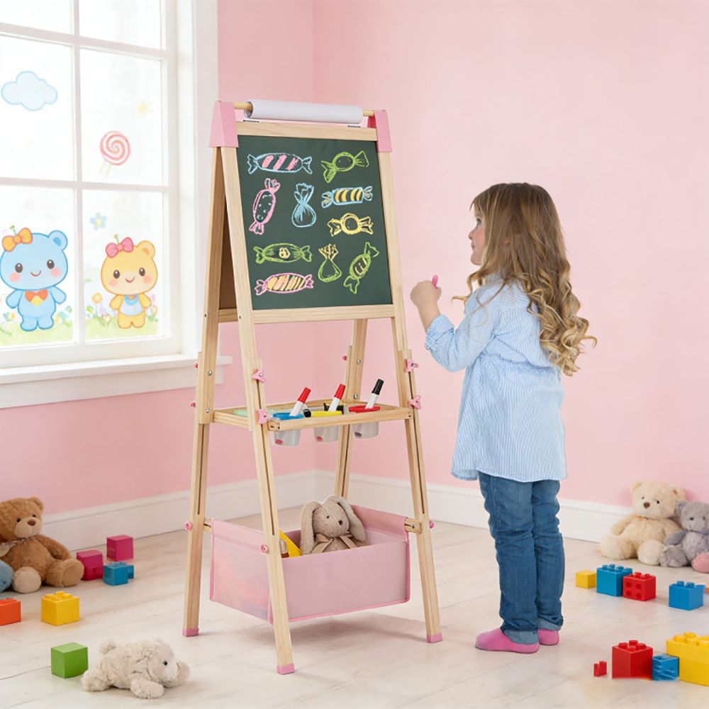 3-in-1 Double-Sided Adjustable Kid Easel