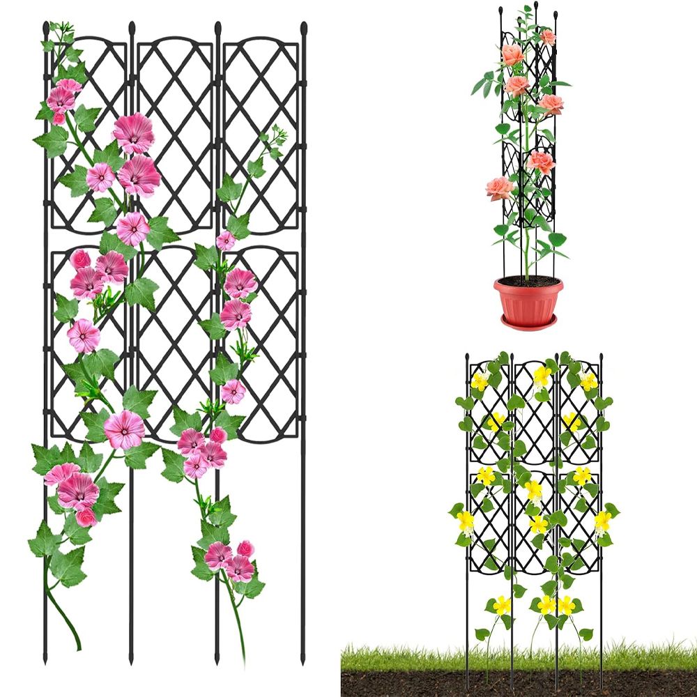 3-Pack Outdoor Plant Support Frame for Raised Garden Bed