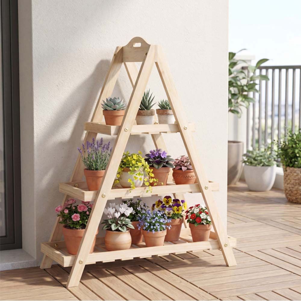 3-Tier Plant Stand Flower Pot Display Shelf