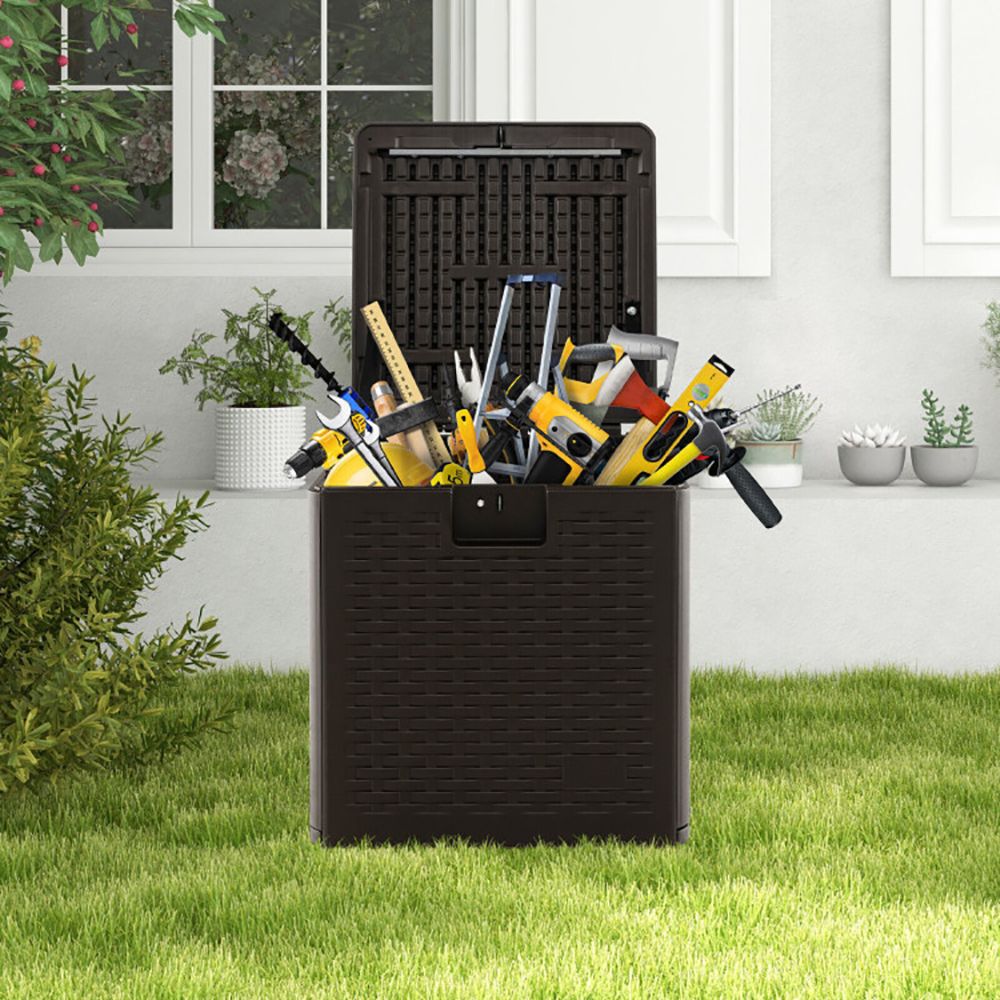31 Gallon All Weather Storage Container with Lockable Lid31/73/100 Gallon All Weather Storage Container with Lockable Lid - Gallery View 3 of 1131/73/100 Gallon All Wea