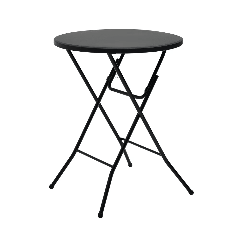 31" Round High-Top Folding Table, Black (Shipment from Walmart)