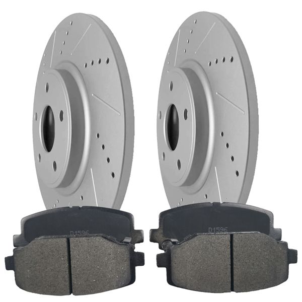 323mm Rear Brakes Rotors Brake Pads for Grand Caravan Journey Town & Country